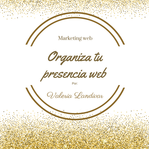 Organiza tu presencia web