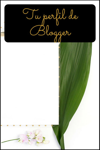 Tu perfil de bloguero