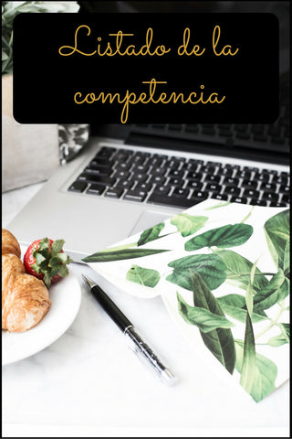 Listado de la competencia